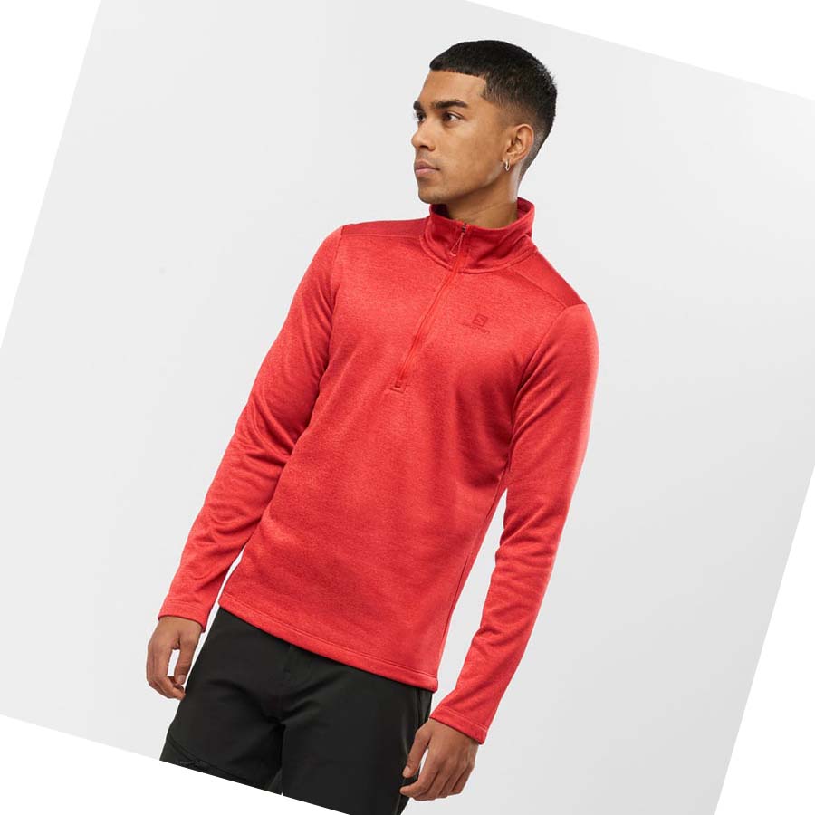 Salomon ESSENTIAL LIGHTWARM SEAMLESS Erkek Kapüşonlu Sweatshirt Turuncu | TR 3209JPQ